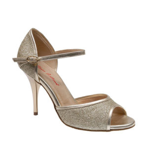 Rossolatino CATE-BO glitter platino- lam platino