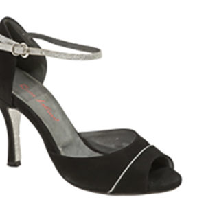 Rossolatino shine camoscio nero glitt copia